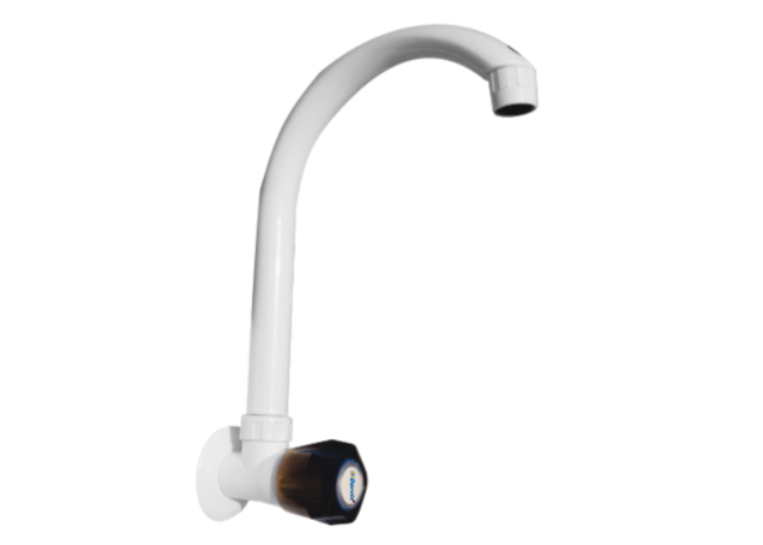 PTMT Sink Cock Long Spout Charcoal