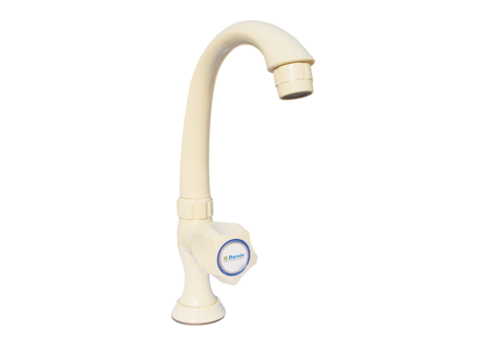 PTMT Swan Cock Long Spout Ivory