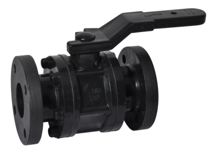 Flanged Ball Valve Black