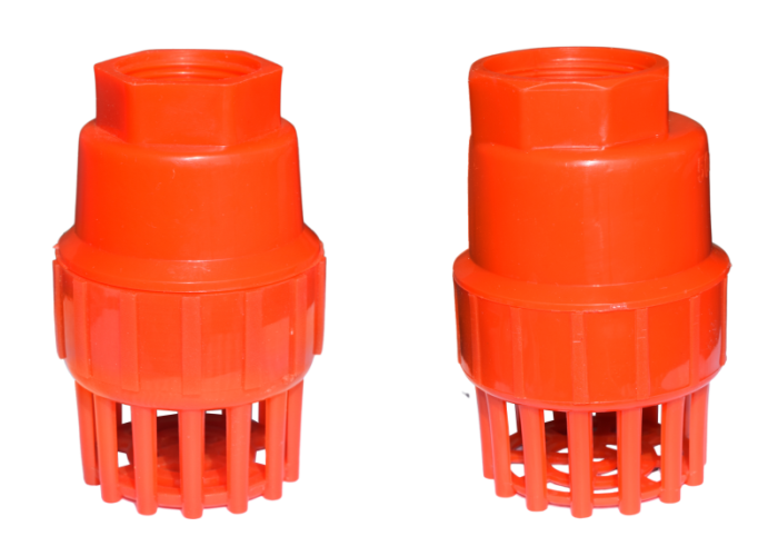 Red Foot Valve Without Box (Flap Type)