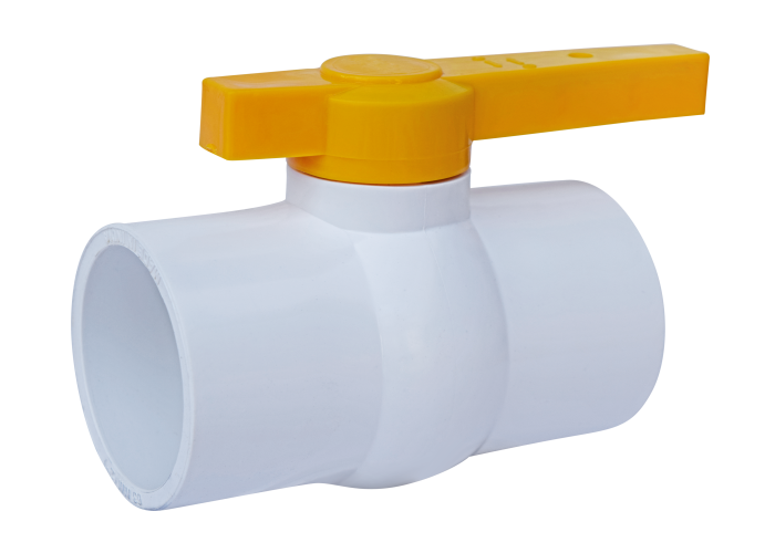 RPVC Long Handle Ball Valve White