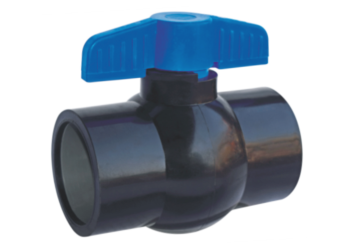 Solid Ball Valve Black