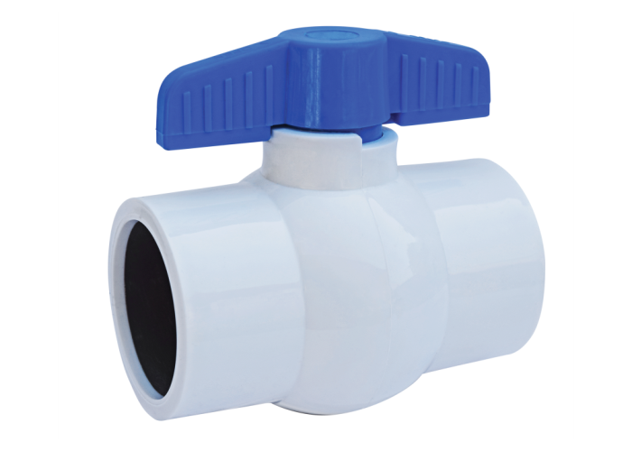 Solid Ball Valve White